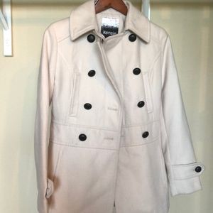 White Kensie pea coat